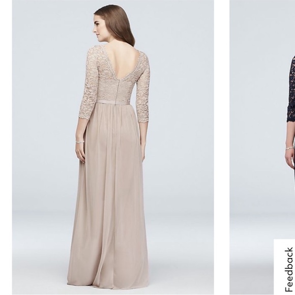 Lade Sleeved Bridesmaids Dress NWT - Picture 2 of 3